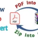 How to convert Zip Files to PDF