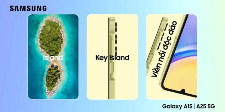 Samsung Galaxy A25 and Samsung Galaxy A15